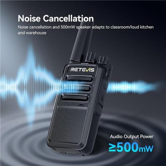 Walkie Talkies with Earpiece, Portable FRS Two-Way Radios Rechargeable - Picture 5 of 7